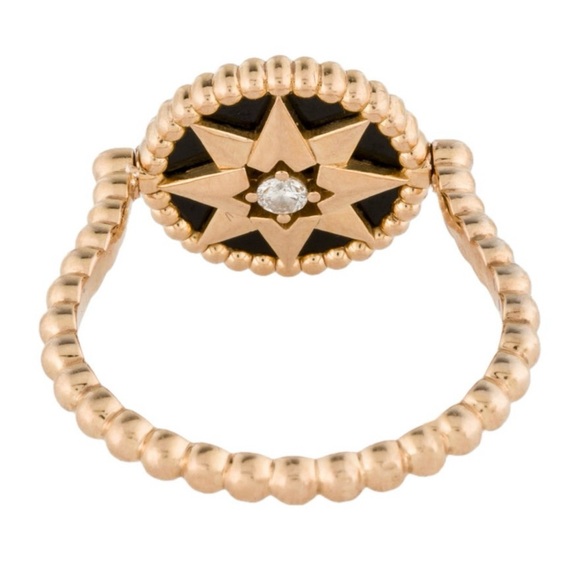 Beautiful 🤩 ring 💍 Dior des vents onyx’s diamond 💎 - Picture 3 of 4